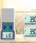 Handheld Digital Hardness Tester And Sclerometer For Corn Wheat Coffee And Feed Dead On Accuracy With Easy Grip Body showing LCD display with kg and N readings.