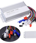 Beefy Aluminum 48V 60V 64V Brushless Motor Speed Controller 1000W 1500W 30 Amp Drop In with numerous connectors and heatsink.