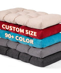 Custom Bench Cushions For Indoor And Outdoor Use, Tufted Non Slip Cushions For Piano Benches, Bay Windows And Porch Swings