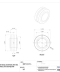 Built Like A Tank Ge 20 Spherical Plain Bearing With Double Sealed Exterior, 20mm Bore, 35mm OD for machinery applications.