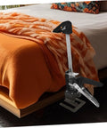 Heavy Duty 2 Piece Furniture Lifter Jack Tools Clear Adjustment Markings For Hassle Free Door Cabinet And Sofa Moving, shown near bed