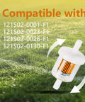 Pack Of 2 Universal Forty Micron Inline Fuel Filter One Quarter Inch For Briggs And Stratton Kawasaki Kohler Husqvarna