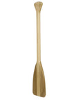 2.5 Foot Wooden Canoe Paddle With Ergonomic Grip And Premium Wood Construction Varnished Protective Finish For Durability
