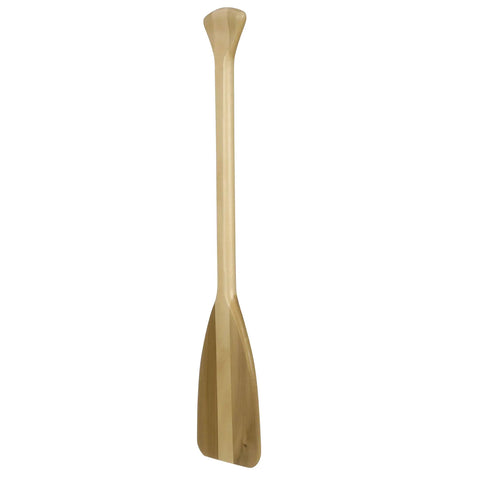 2.5 Foot Wooden Canoe Paddle With Ergonomic Grip And Premium Wood Construction Varnished Protective Finish For Durability