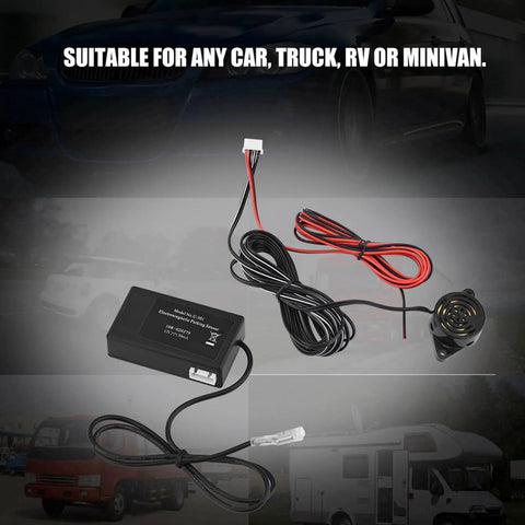 360 Degree Parking Sensor System No Drill Installation With Buzzer Alert For Cars Trucks SUVs on display