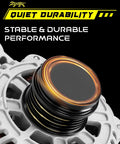 Upgraded Alternator For Chevy Spark 2016 Through 2022 1.4L L4 12V 80A Clockwise 5 Groove Pulley close-up