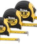 Heavy Duty Tape Measure Set With Easy Read Markings And Durable Case 4 Piece 12 Foot 16 Foot 25 Foot And 33 Foot Blades shown