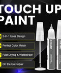 Honda Crystal Black Pearl NH 731P Touch Up Paint Kit for Quick Scratch Repair Color Matched Car Paint With Pen Tip And Brush