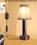 DC 5V USB Wireless Remote Control Switch With 433MHz RF connected to lamp with receiver and remote shown