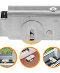 Heavy Duty Sliding Door Roller Replacement Kit With Double Bearings for quiet glide in wardrobe and patio doors, silver material.