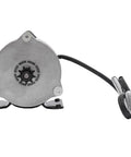Built Tough 24V DC 500W Brushed Electric Motor With Integrated Gear Reduction For Electric Scooter And Ebike Drive 1700 RPM front view with wire.