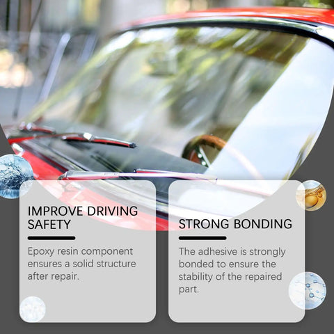 Windshield Crack Repair Kit 2025 Upgrade for Chips and Cracks Quick Fix Glass Fluid Set for Car Windshield