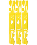 Yellow blades of 50 Inch Fab Deck Xtreme Mulch Kit Center Fab For ZTS2 ZTS1 ZT2 ZT1 XT1 LT50 Fab Tractors And Zero Turn Mowers