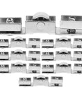 Tough As Nails Sliding Door Rollers Set Of Eight Premium Steel Pulley Wheels for smooth glass and closet door glide.