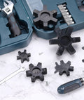 4 Pack L Jaw Coupling Inserts Pro Grade Flexible Solid NBR Rubber Center Inserts For L-Jaw Couplings 22mm ID 53mm OD set