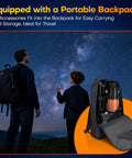 90mm Refractor Telescope For Beginners And Kids With Tripod And Phone Mount, Portable Travel Stargazing Kit For Family Nights