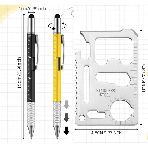 Six In One Screwdriver And Tool Pen Kit For Quick Home And Outdoor Repairs With A Portable Lightweight Design And Rust Resistant ABS Build