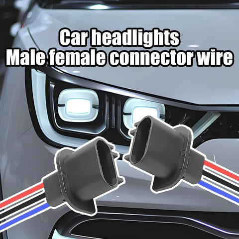 Rock Solid H13 Car Wire Adapter Connectors Built Tough With High Temp Ceramic And Copper Terminals Quick Swap headlight wiring harness connectors for cars.