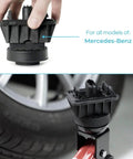 Daimnd Heavy Duty Rubber Jack Pad for Mercedes Benz and German Cars Slipproof Pad for Trolley Jacks Vehicle Lifts and Axle Stands