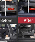 Seat Spacer Kit For Toyota FJ Cruiser 2007 To 2022 Front Seat Riser Lift Upgrade 2 Pack Aluminum Before and After Comparison