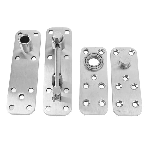 Hidden Door Hinge With Beefy Heavy Duty Stainless Steel 360 Degree Rotation for Wooden and Aluminum Frame Doors, includes 4 hinges.