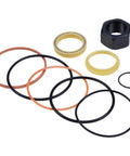 Tilt Hydraulic Cylinder Seal Kit 7135551 for Bobcat Skid Steer Loaders, includes various seals and rings, close-up view