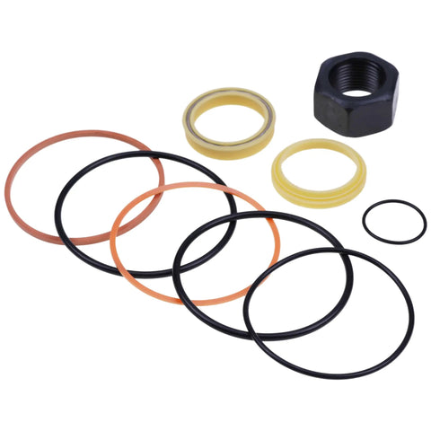 Tilt Hydraulic Cylinder Seal Kit 7135551 for Bobcat Skid Steer Loaders, includes various seals and rings, close-up view