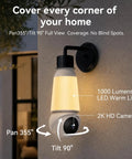 Straight Fire 2K Light Bulb Camera With Full Sweep Panning And Dead Reliable Dual Band Wifi For Home Security with 1000 lumens light.