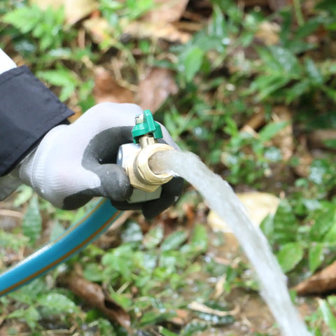 Heavy Duty Brass Garden Hose Shut Off Valve With Full Flow Bore For Maximum Water Output No Restriction in Use