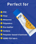 Tube of sealer from Heavy Duty PVC Inflatable Patch Kit With Sealer And Cord for various materials like PVC and Neoprene.