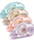 4 Pack Double Sided Tape Roller Set For Crafts And Scrapbooking With Built In Roller Heads, color options, 0.31 In X 26.25 Ft