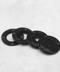 Premium Aluminum Router Table Insert Plate For Heavy Rotary Trimming Tools And Woodworking Engraving Gear Built Rock Solid With Smooth Anti Rust Surface No Nonsense Workshop Essential, four black spacer rings.