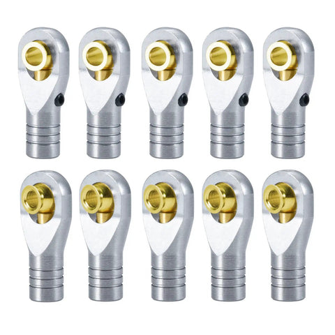 10 Piece Stainless Steel M4 Link Rod Ends Ball Head Right Hand Screw Set For 1/10 Axial SCX10 90046 RC Crawler Cars