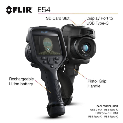 Pro Grade Thermal Imaging Camera with 24 Degree Lens, 320 by 240 Infrared Resolution, Minus 20 to Plus 650 Celsius, MSX Enhance