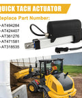 Heavy Duty Quick Tach Actuator Replacement For AT494284 AT424407 AT361276 loader and skid steer in construction site