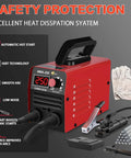 Compact Stick Welder Kit For Beginners 110V 250A Arc MMA Portable Welding Machine With Hot Start Arc Force Anti Stick Technology