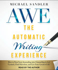 Cover of the Automatic Writing Journaling Planner book by Michael Sandler, featuring pen and vibrant lettering.