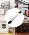 Mobile Washing Machine Base Extendable Heavy Duty Appliance Roller Stand With Adjustable Caster Wheels For Moving Fridges Dryers And Loads Up To 660 Pounds in modern kitchen setting.