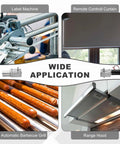 24V high torque worm gear motor applications in label machines, remote control curtains, grills, and range hoods.