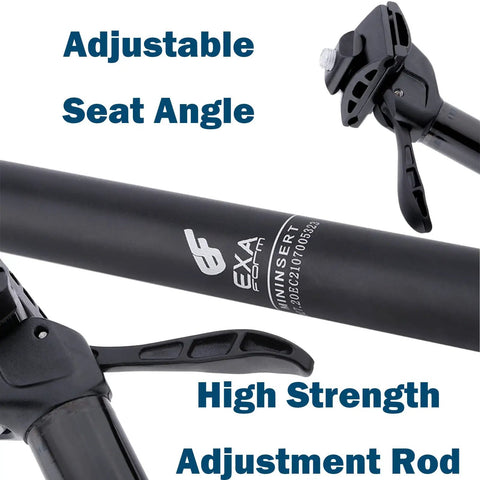 Adjustable Cableless Hydraulic Dropper Seatpost Dope 27.2 Millimeter Diameter 450 Millimeter Length 120 Travel for MTB