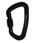 Military Tactical Aluminum Straight Gate D Carabiner With Key Nose For Quick Clip, Lightweight Non Locking Carabiner for climbing.