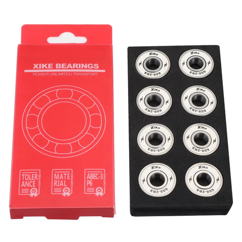 608-2RS Skateboard Bearings 8x22x7mm High Speed Smooth And Durable For Longboards Inline Skates Rollerblades White Pack Of 8