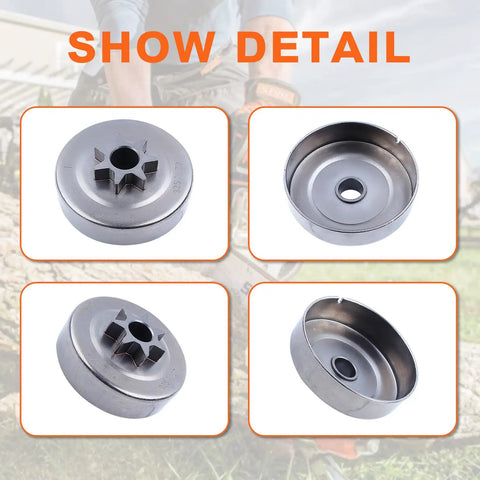 Beefed Up 325 Pitch 7 Tooth Clutch Drum Spur Sprocket Cover Kit For Stihl MS231 MS241 MS251 MS231C MS241C MS251C Chainsaws