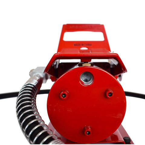 Built Like A Tank 10 Ton Air Powered Hydraulic Pump 10000 Psi Foot Control Tool With Quick Attach Swivel Air Line Lubricator Hose For No Sweat Shop Fixes And Serious Heavy Lifting