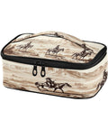 Insulated Lunch Bag Leakproof Cooler Tote For Work Picnic Camping And Travel Super Handy Sized 10x6x3 Inches cowboy print design