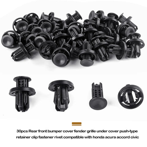 All In One Push Retainer Clips Kit For Honda Acura Accord Civic Fender Liner And Bumper 8mm Hole Replacement 121 Pcs Pack