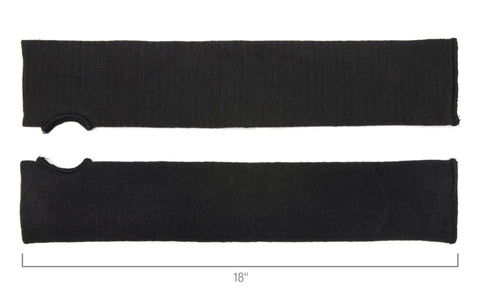 Hardcore Cut Resistant Arm Sleeves Built Tough With Real Dupont Kevlar Fiber For Serious Shop And Mat Drills Heavy Duty material, 18 inches long.