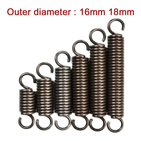 Heavy Duty Tension Springs With Wire Dia 2.0Mm And Lengths Up To 500Mm, rust-proof spring steel coils in various lengths.