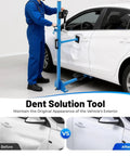 Dent Repair Puller Kit With 1763 Lbs Pulling Power used on car door dent with adjustable height
