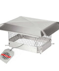 Stainless Steel Chimney Cap For Secure Birdproofing And Debris Shield Bolt On Chimney Cover Fits 13 By 13 In Flue Tiles